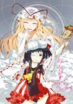  autographed dress el-zheng hakurei_reimu touhou yakumo_yukari 