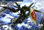  abe_shingo gun gundam gundam_f91 landscape mecha weapon wings 