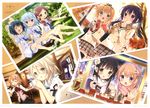  aoyama_midori gochuumon_wa_usagi_desu_ka? hoto_cocoa joukawa_maya kafuu_chino kirima_sharo koi megane natsu_megumi seifuku tedeza_rize tippy_(gochuumon_wa_usagi_desu_ka?) ujimatsu_chiya 