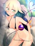  areola bikini chipa komeiji_koishi panty_pull swimsuits tan_lines touhou undressing 