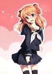  gekkan_shoujo_nozaki-kun sakura_chiyo seifuku thighhighs yuuki_tatsuya 