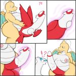  ?! anthro big_breasts breasts cock_transformation dickgirl dragonite feral huge_breasts intersex latias latios legendary_pok&eacute;mon nintendo nipples overweight pfh pok&eacute;mon pok&eacute;mon_(species) slightly_chubby thick_thighs transformation video_games what what_has_science_done where_is_your_god_now 
