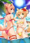  animal_ears ass bikini cameltoe rancy swimsuits tail 