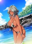  bikini cleavage ishii_akira swimsuits wet 