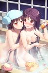  bathing breast_grab cream gilse naked rion_flina sion_flina sword_girls yuri 