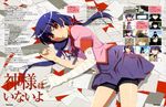  bakemonogatari bandages bike_shorts kanbaru_suruga matsuura_riki seifuku 