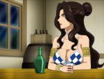  1girl breasts brown_hair cana_alberona cleavage fairy_tail large_breasts long_hair screencap stitched tagme third-party_edit 