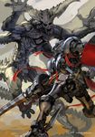  armor monster sword takayama_toshiaki weapon 