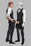  2boys bara death_parade decim_(death_parade) frottage ginti handjob male_focus multiple_boys penis source_request yaoi 