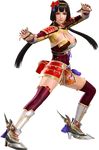  1girl 3d breasts dead_or_alive dead_or_alive_5 fighting_stance ii_naotora large_breasts official_art sengoku_musou solo 