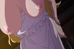  animated animated_gif blonde_hair bouncing_breasts breasts censored character_request clothed_sex curvy erect_nipples from_behind huge_breasts ikoku_na_retro long_hair naked_apron nipples sex thighhighs vaginal 