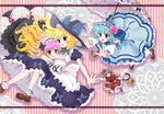  :o alternate_costume animal_ears apron aqua_hair bangs basket black_bow black_hat blonde_hair blue_dress blue_eyes blue_frills blue_hair blue_ribbon bow braid brown_footwear buttons capelet cheese dress flower food frilled_apron frilled_bow frilled_capelet frilled_dress frilled_umbrella frills full_body gradient_hair grey_hair hair_flower hair_ornament hairband hat hat_bow heterochromia hijiri_byakuren juliet_sleeves kirisame_marisa lolita_fashion lolita_hairband long_hair long_sleeves mary_janes mini_hat mini_top_hat mouse_ears multicolored_hair multiple_girls nazrin neck_ribbon open_mouth orange_eyes pink_flower pink_rose plaid plaid_dress polka_dot polka_dot_dress puffy_long_sleeves puffy_short_sleeves puffy_sleeves purple_hair purple_umbrella red_bow red_carpet red_dress red_eyes red_hat ribbon ribbon-trimmed_legwear ribbon_trim rose sakurai_makoto_(custom_size) sash shoes short_hair short_sleeves side_braid skirt skirt_set socks striped striped_background striped_bow tail tatara_kogasa thighhighs top_hat touhou umbrella unmoving_pattern vertical-striped_background vertical-striped_dress vertical_stripes white_bow white_legwear witch_hat yellow_eyes zettai_ryouiki 