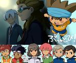  ? aoyama_shunsuke black_eyes black_hair blue_hair blush_stickers dark eyepatch goggles goggles_on_head hamano_kaiji hayami_tsurumasa headband ichino_nanasuke inazuma_eleven_(series) inazuma_eleven_go kidou_yuuto kirino_ranmaru long_hair male_focus mizuhara_aki multiple_boys necktie nishizono_shinsuke no_pupils open_mouth pink_hair raimon raimon_soccer_uniform sakuma_jirou shindou_takuto smile soccer_uniform sportswear twintails 