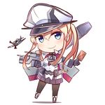  aircraft airplane anchor belt belt_pouch between_fingers black_gloves black_legwear blonde_hair blue_eyes blue_skirt blush cannon card chibi closed_mouth collared_shirt commentary_request covered_navel flying full_body gloves graf_zeppelin_(kantai_collection) gun hair_between_eyes hat holding holding_card holding_gun holding_weapon ido_(teketeke) kantai_collection leg_up long_hair long_sleeves looking_at_viewer machinery military military_uniform motion_blur pantyhose peaked_cap pleated_skirt pocket pouch propeller shirt sidelocks skirt smile solo standing standing_on_one_leg tsurime turret twintails uniform visible_ears weapon white_hat white_shirt 