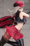  alphamax_(artist) blue_eyes boots figurine god_eater god_eater_burst hat photo real salisa_ilinichina_amiella skirt solo sword text toy watermark white_hair 