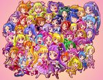  absolutely_everyone aida_mana aino_megumi akagi_towa akimoto_komachi amanogawa_kirara aoki_reika aono_miki asahina_mirai blue_choker bow chibi choker cure_ace cure_aqua cure_beat cure_beauty cure_berry cure_black cure_bloom cure_blossom cure_diamond cure_dream cure_echo cure_egret cure_flora cure_fortune cure_happy cure_heart cure_honey cure_lemonade cure_lovely cure_magical cure_march cure_marine cure_melody cure_mermaid cure_mint cure_miracle cure_moonlight cure_muse_(yellow) cure_passion cure_peace cure_peach cure_pine cure_princess cure_rhythm cure_rosetta cure_rouge cure_scarlet cure_sunny cure_sunshine cure_sword cure_twinkle cure_white dokidoki!_precure everyone fresh_precure! futari_wa_precure futari_wa_precure_max_heart futari_wa_precure_splash_star go!_princess_precure hair_flaps hanasaki_tsubomi happinesscharge_precure! haruno_haruka heartcatch_precure! higashi_setsuna highres hikawa_iona hino_akane_(smile_precure!) hishikawa_rikka hoshizora_miyuki houjou_hibiki hyuuga_saki izayoi_liko kaidou_minami kasugano_urara_(yes!_precure_5) kenzaki_makoto kise_yayoi kujou_hikari kurokawa_eren kurumi_erika madoka_aguri magical_girl mahou_girls_precure! meta_meta midorikawa_nao milk_(yes!_precure_5) milky_rose mimino_kurumi minamino_kanade minazuki_karen mishou_mai misumi_nagisa momozono_love multiple_girls myoudouin_itsuki natsuki_rin oomori_yuuko pink_background pink_skirt precure precure_all_stars precure_all_stars_new_stage:_mirai_no_tomodachi sakagami_ayumi seiren_(suite_precure) shiny_luminous shirabe_ako shirayuki_hime skirt smile_precure! suite_precure tsukikage_yuri yamabuki_inori yellow_bow yes!_precure_5 yes!_precure_5_gogo! yotsuba_alice yukishiro_honoka yumehara_nozomi 