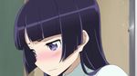  1girl animated animated_gif black_hair blush gokou_ruri indoors ore_no_imouto_ga_konna_ni_kawaii_wake_ga_nai screencap solo 