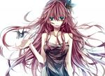  duplicate flower long_hair megurine_luka pink_hair solo tsukioka_tsukiho vocaloid 