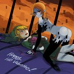  1boy 1girl ass bound bound_wrists dissolving_clothes femdom midlink midna midna_(true) monster_girl nintendo orange_hair spoilers the_legend_of_zelda the_legend_of_zelda:_twilight_princess valentine 