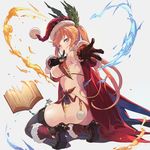  ass bikini christmas clarisse_(granblue_fantasy) granblue_fantasy heels por swimsuits thighhighs 