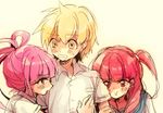  1boy 2girls ali_baba_saluja magi_the_labyrinth_of_magic morgiana multiple_girls ren_kougyoku 