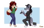  anthro canid canine canis digital_media_(artwork) digitalart domestic_dog fur gingerbreadarts hair husky lupiswolfe mammal marryme proposal simple_background wolf yes zombikiss 
