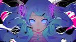  asphyxiation blood blue_eyes blue_hair crack ghost_rule_(vocaloid) hassan_(sink916) hatsune_miku long_hair solo strangling twintails upper_body vocaloid 