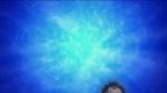  1girl animated animated_gif ass bare_shoulders barefoot breasts female fujimura_shizuru gloves large_breasts long_hair one-piece_swimsuit screencap shinkon_gattai_godannar!! shiny_skin swimming swimsuit water 