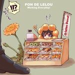  angel_french brand_name_imitation chibi choco_fashion code_geass cosplay dandelion doughnut flower food food_as_clothes french_cruller honey_dip lelouch_lamperouge male_focus mecco mister_donut old-fashioned_doughnut parody pon_de_chocolat pon_de_lion pon_de_lion_(cosplay) pon_de_ring solo 