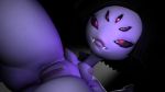  2019 3d_(artwork) anal arachnid arthropod big_lips big_thighs black_hair breasts digital_media_(artwork) female focus hair lips mar4s muffet nipples nude pussy red_eyes small_breasts solo spider undertale video_games 