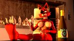  3d_(artwork) animatronic anthro breasts cgi crossgender digital_media_(artwork) erect_nipples feet five_nights_at_freddy&#039;s five_nights_at_freddy&#039;s_2 foxy_(fnaf) hi_res long_ears machine mammal nipples nude robot solo source_filmmaker video_games 