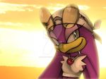  anthro avian bandanna beak bird breasts clothing deviantart eyelashes eyewear feathers female jewelry looking_at_viewer necklace purple_feathers rondineviola smile solo sonic_(series) sonic_riders sunglasses swallow_(bird) watermark wave_the_swallow 