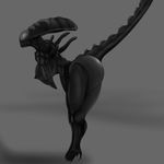  alien alien_(franchise) big_breasts big_butt breasts butt endlesscelestial female nipples non-mammal_breasts thick_thighs wide_hips xenomorph 