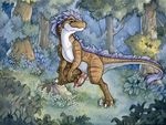  cum dinosaur erection nude outside penis raptor ruaidri smile solo theropod 
