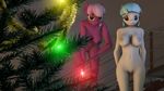  3d_(artwork) anthro anthrofied big_breasts breasts cgi cheerilee_(mlp) coco_pommel_(mlp) dashie116 digital_media_(artwork) female friendship_is_magic my_little_pony nipples nude pussy 