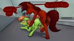  anal bathroom cum cum_in_ass cum_inside dialogue duo equine fan_character forced hi_res horse male male/male mammal mango_tango mars_miner marsminer my_little_pony pony rape 