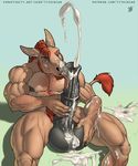  2016 abs animal_genitalia animal_penis anthro athletic autofellatio balls biceps big_balls big_muscles big_penis black_nipples black_penis body_hair brown_fur cum cum_on_arm cum_on_balls cum_on_face cum_on_leg cum_on_penis cumshot donkey equine equine_penis erection facial_hair fur hair hi_res huge_balls huge_penis licking male mammal masturbation messy muscular nipples nude oral orange_hair orgasm pecs penile_masturbation penis sitting solo tithinian tongue tongue_out vein 