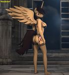  anthro anthrofied big_breasts breasts fan_character female generalthunderbat hi_res nipples nude solo wings 