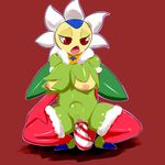  big_breasts breasts bud_tits candy candy_cane christmas clothing digimon dildo female flower food gloves hi_res holidays jewelry legwear necklace plant saurian_(artist) sex_toy short shortstack solo stockings sunflowmon voluptuous 