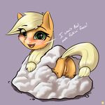  2016 absurd_res anus applejack_(mlp) blush butt captainpudgemuffin cocaine drugs earth_pony equine female feral friendship_is_magic hi_res horse mammal my_little_pony pony pussy solo wide_eyed 