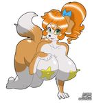  all_fours anthro big_breasts big_butt bow breasts brown_fur butt canine dog female fur green_eyes hair hand_on_breast hanging_breasts hi_res huge_breasts huge_butt kibbles long_hair looking_at_viewer mammal multicolored_fur nude orange_hair pasties rdd red_hair skidd slightly_chubby smile thick_thighs two_tone_fur voluptuous white_fur wide_hips 