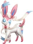  absurd_res alpha_channel ambiguous_gender blue_eyes bow_tie eeveelution fur hi_res long_ears nintendo official_art pink_fur pok&eacute;mon pokken_tournament ribbons simple_background sylveon transparent_background unknown_artist video_games 