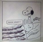 bed canine charlie_brown comic dialogue dog duo facesitting fart hi_res human male male/male mammal peanuts pen_(artwork) smile sniffing snoopy text traditional_media_(artwork) 