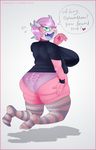  &lt;3 breasts cacodemon clothing cyber-rika demon doom female green_eyes looking_at_viewer overweight solo video_games yiffgoo 