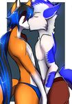  alty_(character) anthro canine clothed clothing duo eyes_closed fox girly hand_holding hi_res kissing male male/male mammal naomy simple_background 
