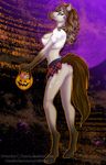  2013 abstract_background anthro blue_eyes breasts brown_fur brown_hair brown_tail butt candy clothed clothing costume crop_top curly_hair ear_piercing equine eris_(marefurryfan) faeora female food fur gloves_(marking) grey_fur hair halloween holding_object holidays hooves horse long_hair looking_at_viewer mammal marefurryfan markings miniskirt moon multicolored_fur nipple_slip nipples no_underwear piercing pose red_bottomwear school_uniform shirt side_view skimpy skirt slim smile socks_(marking) solo spots standing uniform white_topwear 