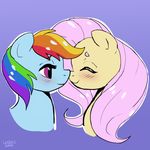  blush digital_media_(artwork) duo equine fluttershy_(mlp) friendship_is_magic hi_res horse leslers mammal my_little_pony pony rainbow_dash_(mlp) 