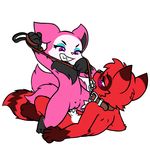  2016 8chan absurd_res domination duo female female_domination fur hi_res male male/female multi_tail nate_(8chan) penetration penis pink_fur pussy red_fur sex simple_background telemonster twotails vaginal vaginal_penetration yossi 