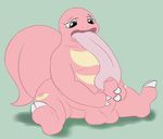  anthro autofellatio balls claws erection humanoid_penis licking licking_self lickitung male masturbation navel nintendo nude open_mouth oral partially_retracted_foreskin penile_masturbation penis pok&eacute;mon posexe presenting simple_background sitting slightly_chubby solo spread_legs spreading toe_claws tongue tongue_out uncut video_games 
