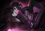  clothed clothing digital_media_(artwork) duo girly glowing hair humanoid long_hair machine male male/male mettaton mettaton_neo not_furry open_mouth robot selfcest simple_background square_crossover tongue undertale video_games 
